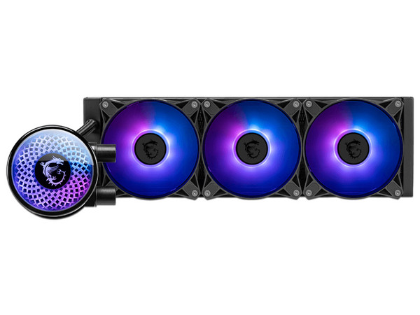 Sistema de Enfriamiento Líquido MSI CORELIQUID A12 360, Con Iluminación RGB, 360mm, Color Negro.