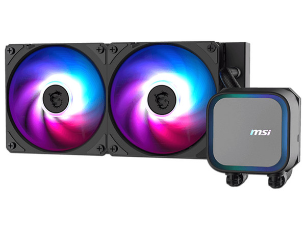 Sistema de Enfriamiento Líquido MSI MAG CORELIQUID A13 240 de 240mm, Iluminación ARGB, Color Negro.