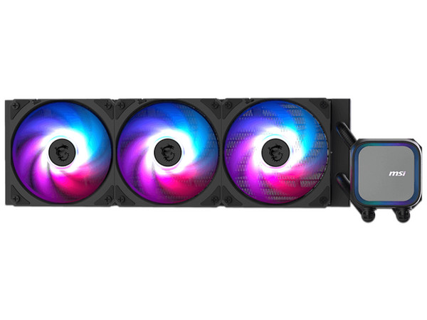 Sistema de Enfriamiento Líquido MSI CORELIQUID A13 de 360mm, ARGB. Color Negro
