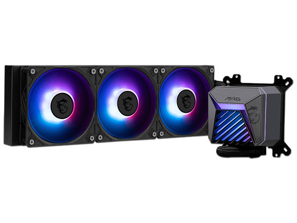 Sistema de Enfriamiento Líquido MSI MAG CORELIQUID A15 360 de 360mm, ARGB, Soporta Socket LGA 1851 / 1700 / AM5 / AM4. Color Negro.