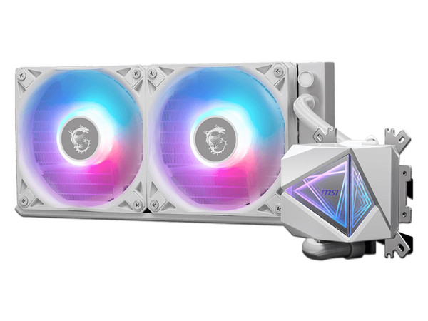 Enfriamiento Liquido MSI Mag Coreliquid I240 ARGB de 240mm. Color Blanco