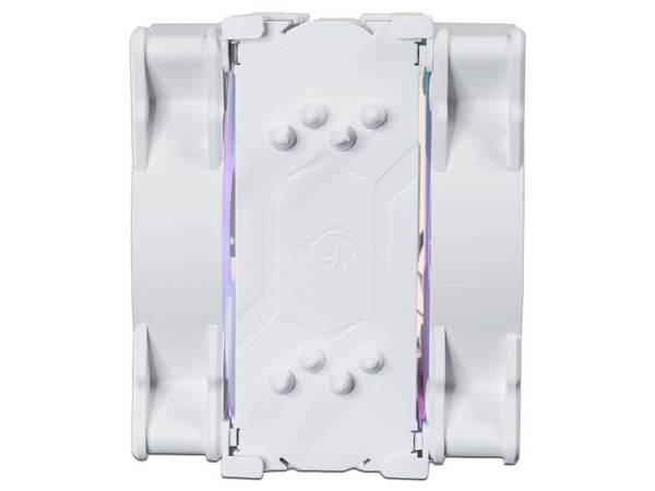 Disipador Con Ventilador Munfrost Cold Storm ARGB, 120mm, 1.800 RPM, Compatible con 1366/2011/2066/1700 y AMD AM4/AM5. Color Blanco.
