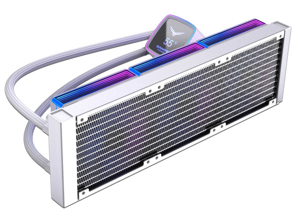 Enfriamiento Líquido Naceb Boreal NA-0656B, 3x120 mm, Hasta 1800 RPM, Color Blanco.