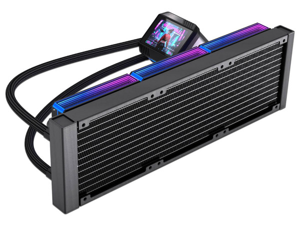 Sistema de Enfriamiento Líquido NACEB BOREAL, Pantalla LCD de 2.8mm, ARGB, 360mm, Color Negro.