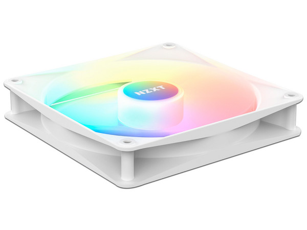 Kit de 3 Ventiladores NZXT F120 de 120mm, RGB, Color Blanco.