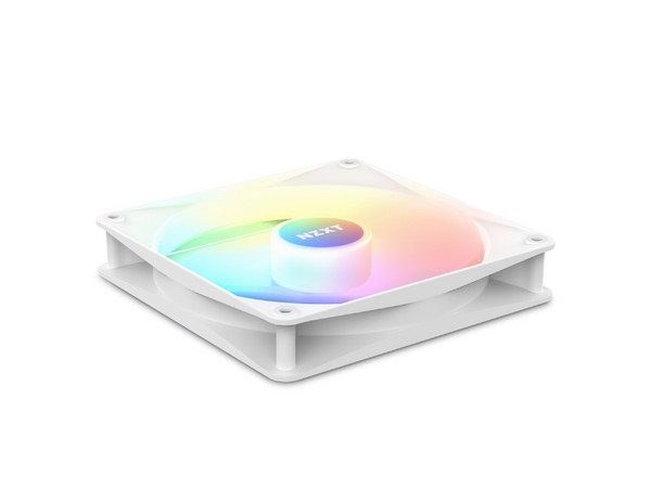 Kit de 2 Ventiladores NZXT F120 de 140mm, RGB, Color Blanco.