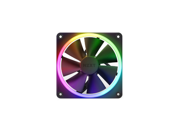 Ventilador NZXT F120, 120mm, RGB, Color Negro.