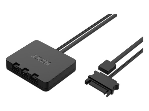 Kit de 3 Ventiladores NZXT F120 de 120 mm, Iluminación RGB, Incluye Controlador, Color Blanco.