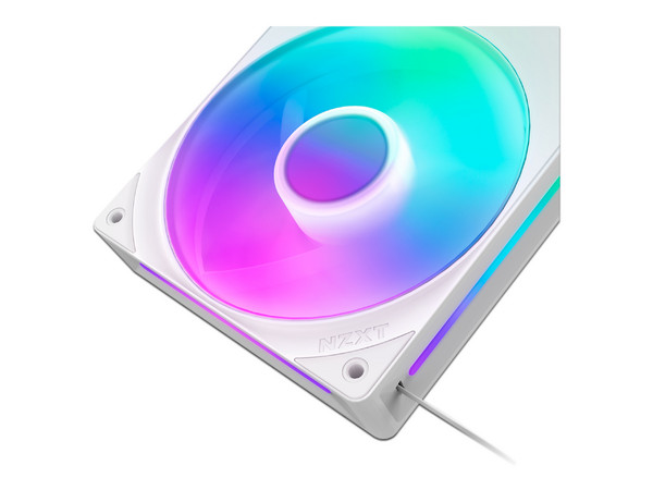 Ventilador Dual NZXT F240 RGB Core de 240mm, Color Blanco.