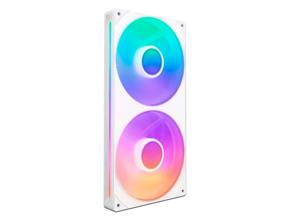 Ventilador para Gabinete NZXT F280 RGB Core de 280mm. Color Blanco.