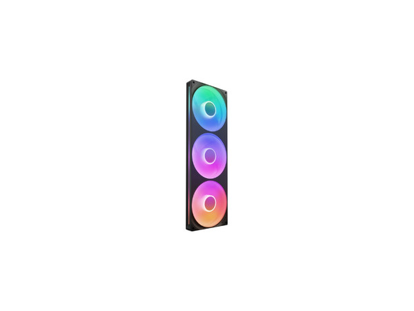 Kit de 3 Ventiladores NZXT F420 RGB Core, 140 mm, 2000 RPM, PWM, Color Negro.