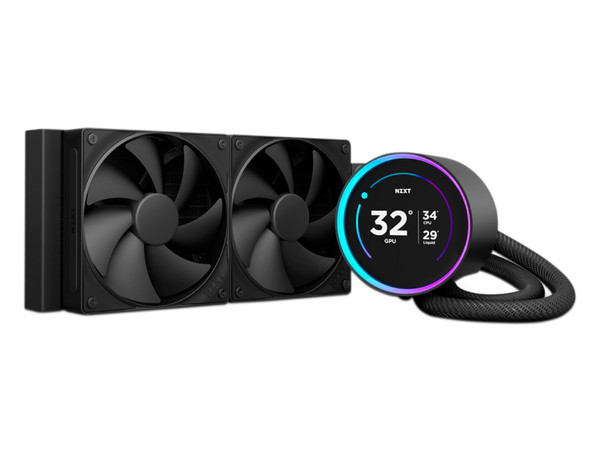 Sistema de Enfriamiento Líquido NZXT KRAKEN ELITE 240MM V2. Color Negro