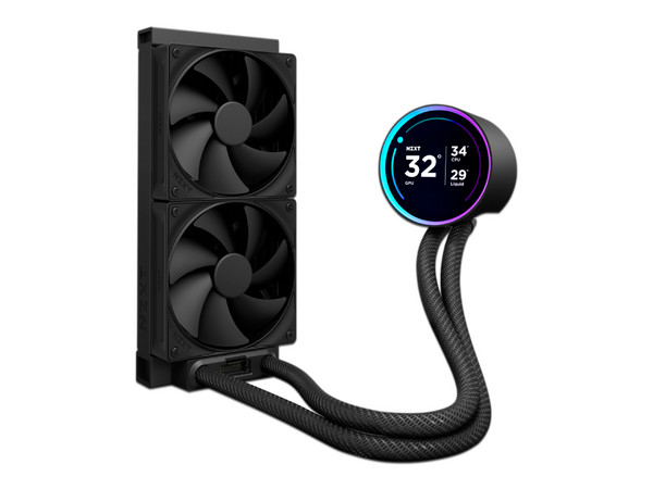 Sistema de Enfriamiento Líquido NZXT KRAKEN ELITE 240MM V2. Color Negro