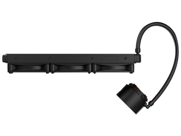 Sistema de enfriamiento líquido NZXT Kraken 360, Pantalla LCD, 3 ventiladores de 120 mm, Color Negro.