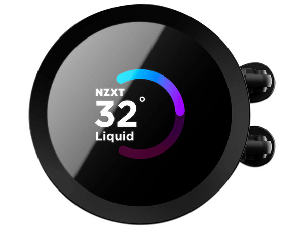 Sistema de enfriamiento líquido NZXT Kraken 360, Pantalla LCD, 3 ventiladores de 120 mm, Color Negro.