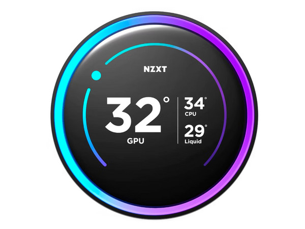 Sistema de Enfriamiento Liquido Kraken Elite 360, Pantalla LCD de 2.72