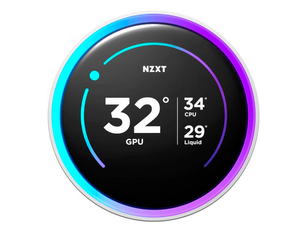 Sistema de Enfriamiento Líquido NZXT Kraken Elite V2 240 RGB de 240mm con Pantalla LCD de 2.72