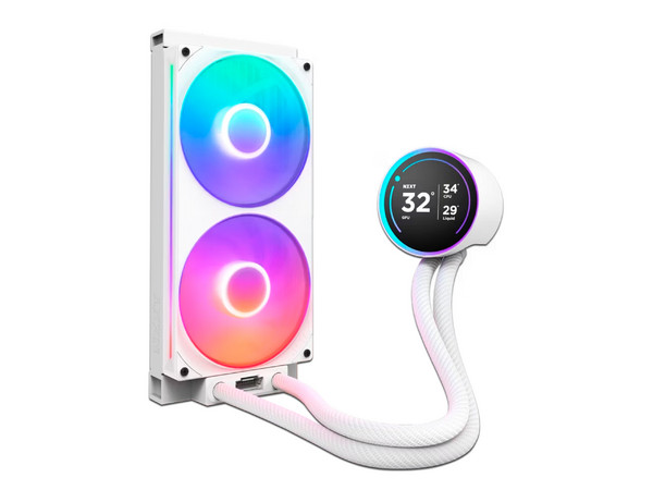 Sistema de Enfriamiento Liquido NZXT Kraken Elite 280 RGB, Pantalla LCD de 2.72
