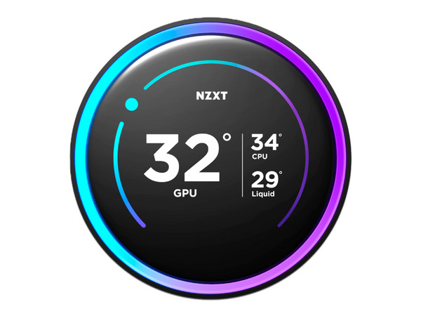 Sistema de Enfriamiento Liquido NZXT Kraken Elite 360 RGB, Pantalla LCD de 2.7