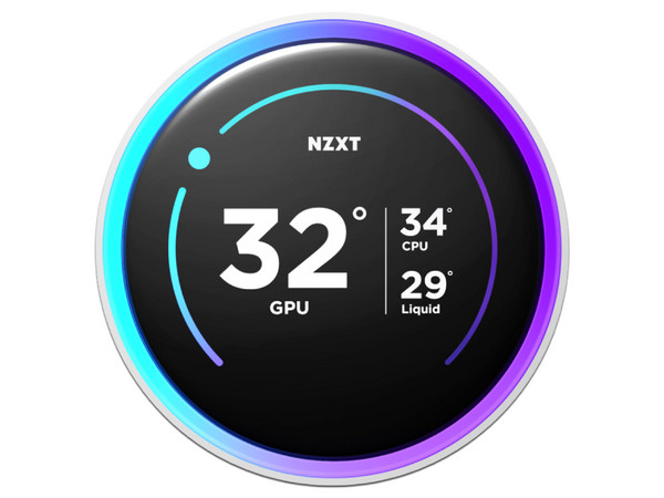 Sistema de Enfriamiento Liquido NZXT Kraken Elite 360 RGB de 360mm, Pantalla IPS LCD de 2.72