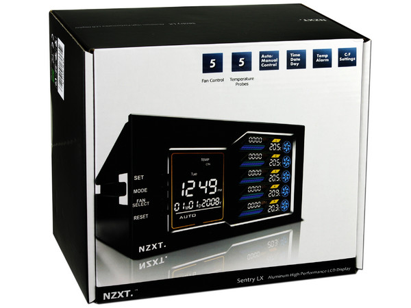 Controlador de hasta 5 ventiladores interno NZXT Sentry LX 