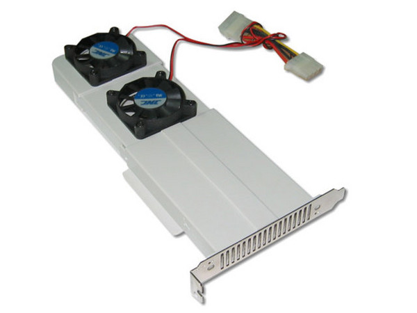 Ventilador Doble, diseñado para conectarse en puerto PCI.
