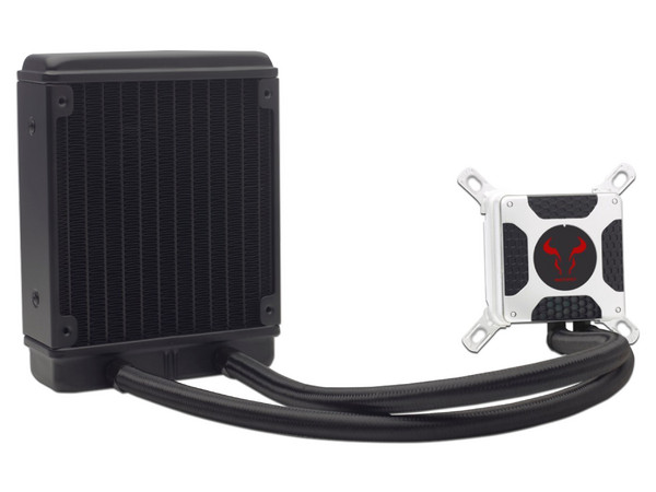 Sistema de enfriamiento líquido Riotoro BIFROST 120TI, 120mm, soporta socket Intel LGA: 1150, 1151, 1155, 1156, 1366, 2011, 2011-3, 2066 y AMD: AM2, AM3, AM4, FM1, FM2.