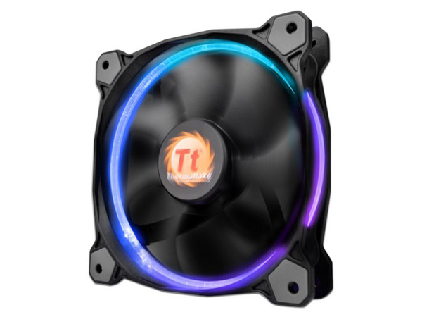 Ventilador Thermaltake Riing 14, 140 mm con LED RGB de 256 Colores, 1400 RPM, 28 dBA