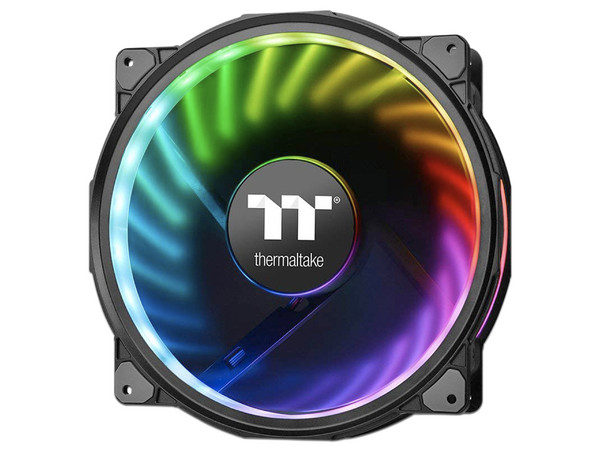 Ventilador Thermaltake Riing Plus 20 RGB Funda Fan TT Edición Premium, RGB, 200mm, incluye controlador.