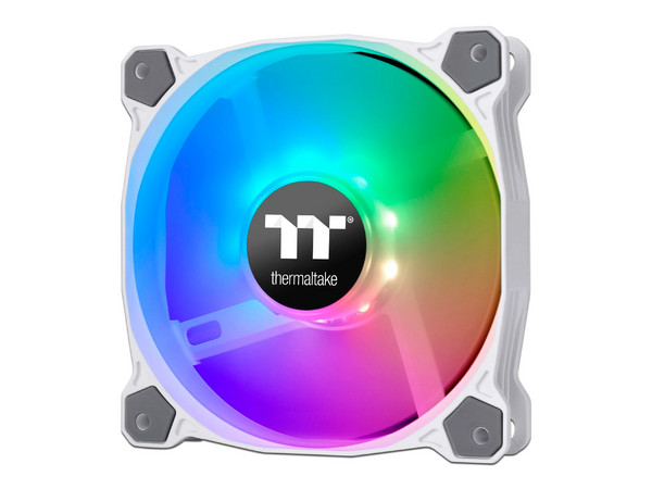 Kit de 3 Ventiladores Thermaltake Pure 12 ARGB Premium Edition de 120mm. Color Blanco.