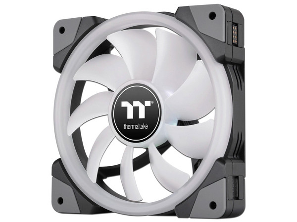 Kit de 3 Ventiladores Thermaltake Swafan EX12 RGB de 120mm. Color Negro.