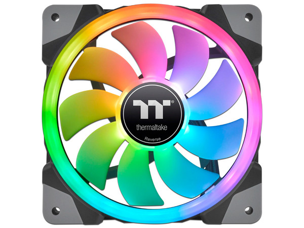 Kit de 3 Ventiladores Thermaltake Swafan EX12 RGB de 120mm. Color Negro.