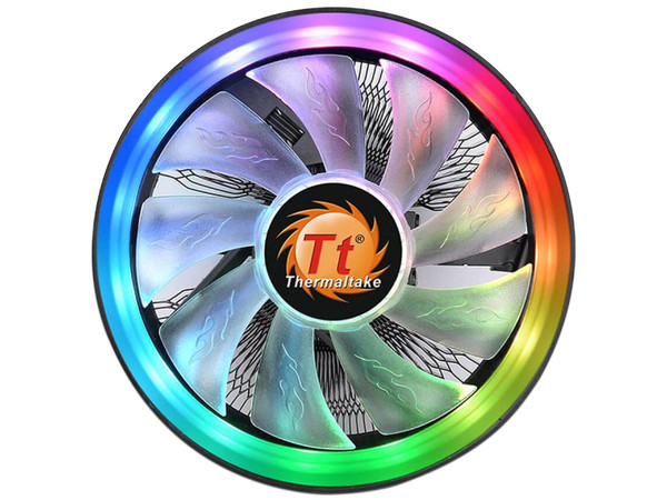 Disipador y Ventilador Thermaltake UX100 ARGB Lighting, para Socket Intel LGA 1200 / 1156 / 1155 / 1151 / 1150 / 775 y AMD AM4 / AM3+ / AM3 / AM2+ / AM2 / FM2 / FM1.