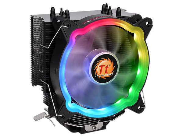 Ventilador Thermaltake UX200 ARGB Lighting, 120 mm, Negro.