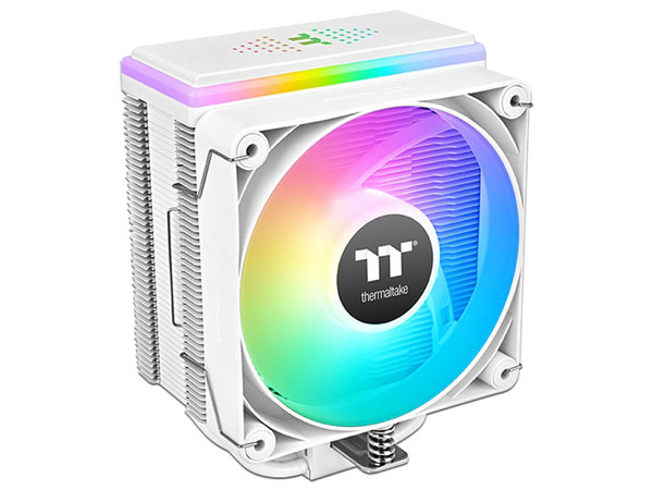 Disipador y Ventilador Thermaltake ASTRIA 400 ARGB de 120mm, Compatible con Intel 1200 / 115x / 1700 / 1851 y AMD AM4 / AM5, Color Blanco.