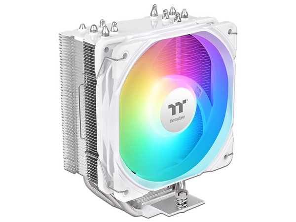 Disipador y Ventilador Thermaltake UX500 ARGB de 120mm, Compatible con Intel LGA 1200 / 115x / 1700 / 1851 y AMD AM4 / AM5, Color Blanco.