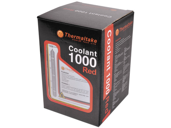Líquido refrigerante Thermaltake 1000 para sistema de enfriamiento, 1 lt. Color Rojo.