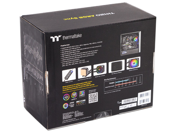 Sistema de enfriamiento líquido Thermaltake TH120 ARGB Sync, 120mm.