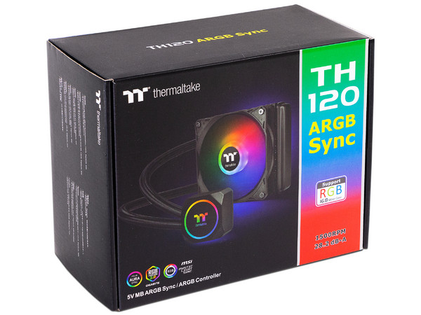 Sistema de enfriamiento líquido Thermaltake TH120 ARGB Sync, 120mm.