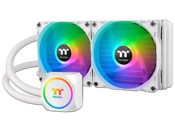 Sistema de Enfriamiento Líquido Thermaltake TH240 ARGB de 240mm. Color Blanco.