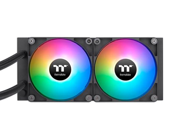 Sistema de Enfriamiento Líquido Thermaltake TH240 V2 ARGB, 240mm, 500-2000RPM, Soporta LGA 1700, 1200 y AMD AM4, AM5, Color Negro.