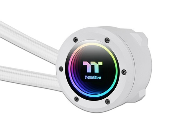 Sistema de Enfriamiento Líquido Thermaltake TH240 V2 ARGB, 240mm, 500-2000RPM, Soporta LGA 1700, 1200 y AMD AM4, AM5, Color Blanco.