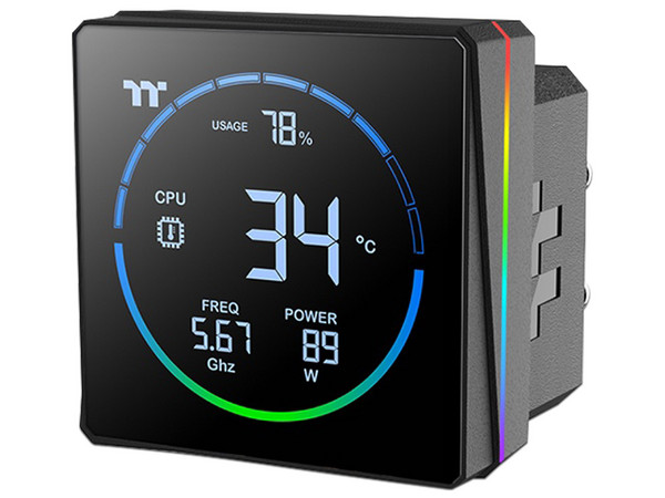 Sistema de Enfriamiento Liquido Thermaltake TH360-S V3, 360mm, ARGB, hasta 2500 RPM, Color Negro.
