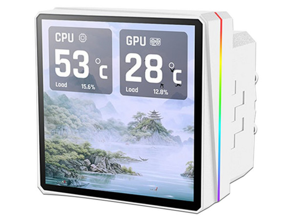 Sistema de Enfriamiento Líquido Thermaltake TH360 V3 Ultra ARGB, Pantalla LCD de 3.95