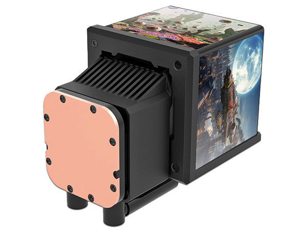 Sistema de Enfriamiento Líquido Thermaltake MINECUBE 360 Ultra ARGB, 4 Pantallas LCD de 3.95
