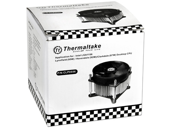Disipador y Ventilador Thermaltake para Intel Socket 1155 y 1156.