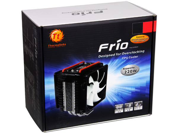 Disipador con 2 Ventiladores Thermaltake Frío, soporta Socket 2011,  1366, 1156, 1155, 775, FM1, AM3+, AM3, AM2+ y AM2