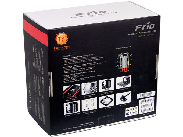Disipador con 2 Ventiladores Thermaltake Frío, soporta Socket 2011,  1366, 1156, 1155, 775, FM1, AM3+, AM3, AM2+ y AM2