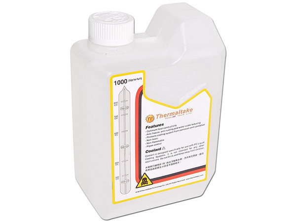 Líquido refrigerante Thermaltake 1000 transparente para sistema de enfriamiento, 1 lt.
