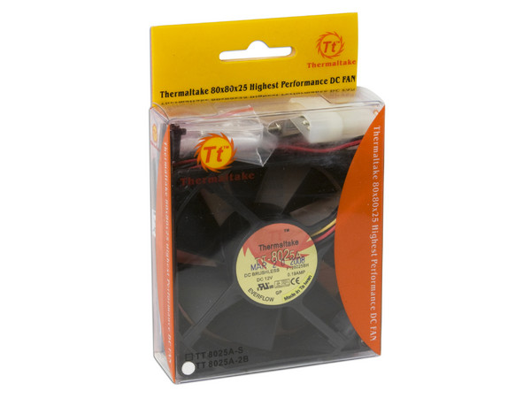 Ventilador para gabinete Thermaltake de 80 mm.